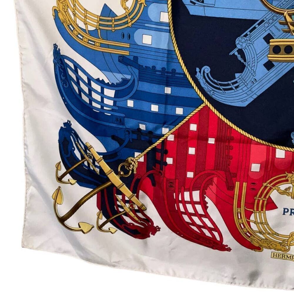 Hermès Hermes Vintage Proues 90cm Square Silk Scarf - Picture 14 of 16